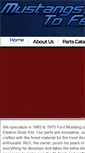 Mobile Screenshot of mustangstofear.com